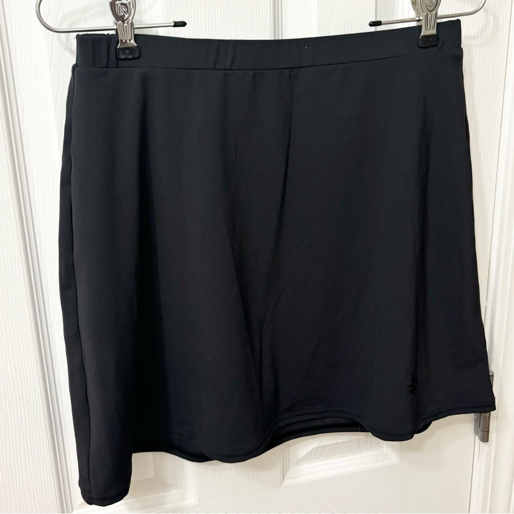 Coolibar SPF 50+ Solid Black Mini Skirt Women’s Size Small - Picture 4 of 7